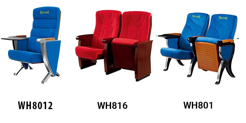 Mẫu ghế hội trường dành cho đại biểu trong thiết kế ghế phòng hội trường