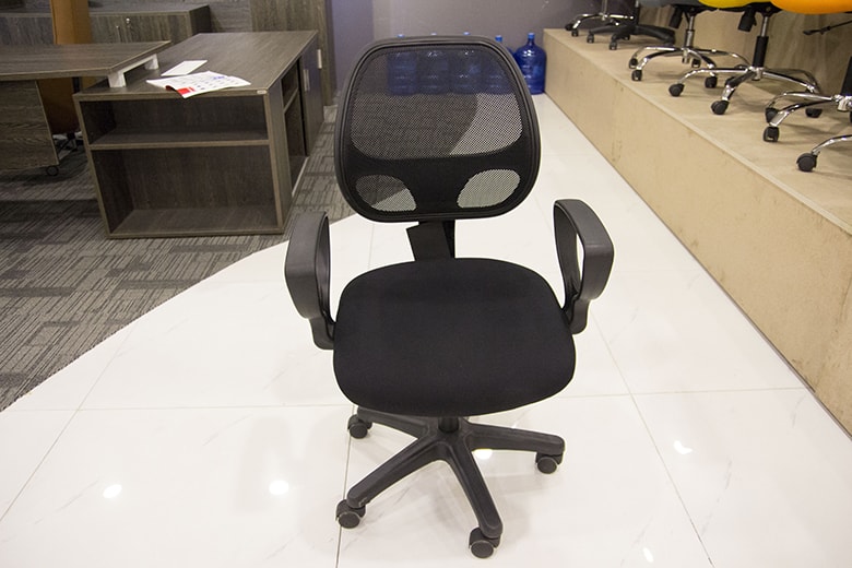 Ghế xoay Đức Khang M1017-02 lưng lưới màu đen Ghế xoay Đức Khang M1017-02 lưng lưới màu đen