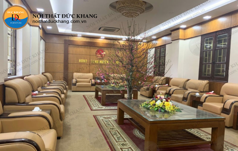 Thiết kế nội thất phòng khánh tiết tại HĐND - UBND Huyện Yên Mỹ, Hưng Yên