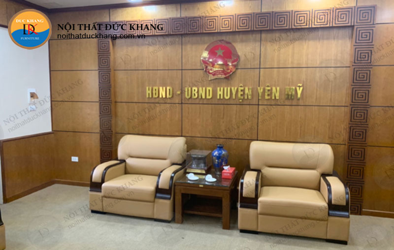 Đơn vị thi công nội thất phòng khánh tiết tại HĐND - UBND Huyện Yên Mỹ, Hưng Yên