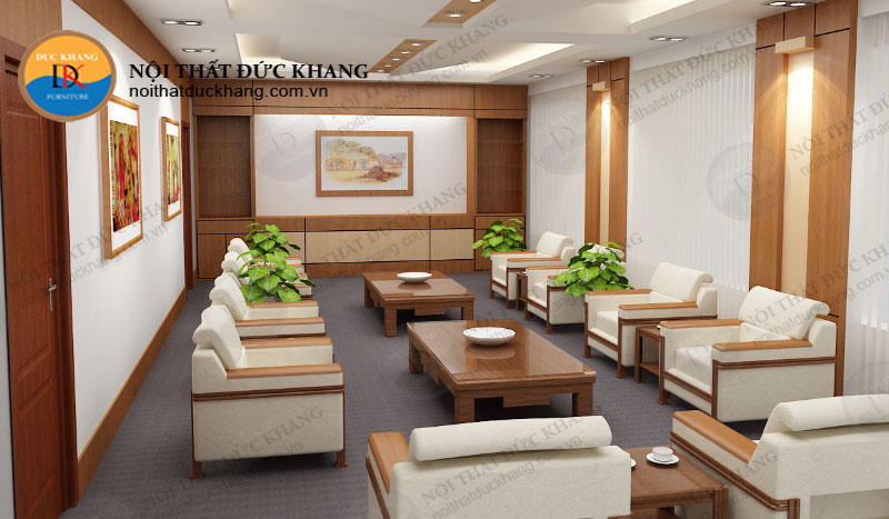 Thiết kế nội thất phòng khánh tiết tại BHXH Cao Bằng