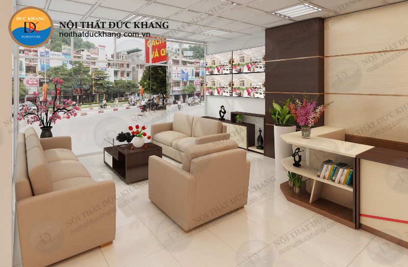 Thiết kế nội thất showroom công ty Nhà An Toàn