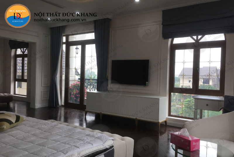 Thi công nội thất phòng ngủ biệt thự Quốc Oai – Hà Nội