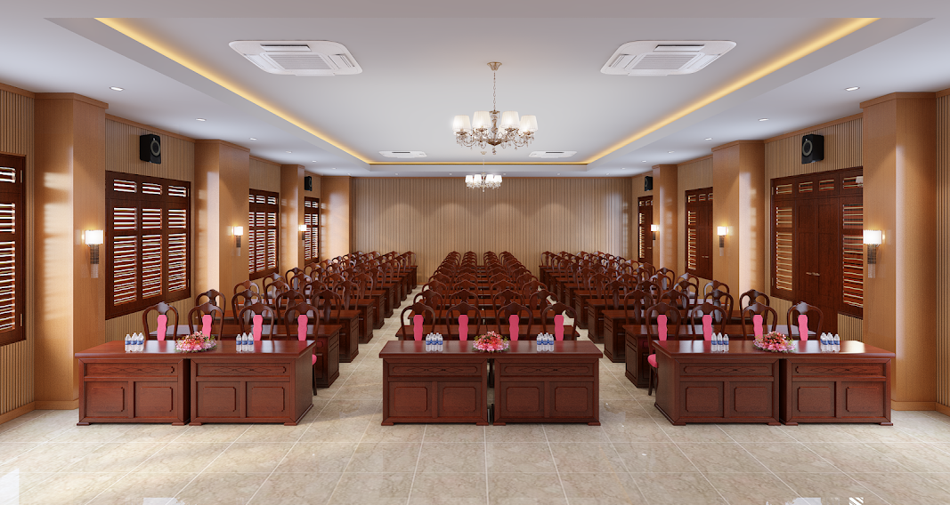 Thiết kế hội trường diện tích 190m2 tại Trung tâm TDTT Quân đội Thiết kế hội trường diện tích 190m2 tại Trung tâm TDTT Quân đội