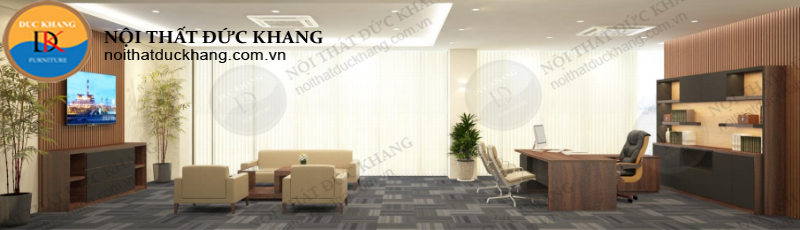 Thiết kế nội thất bàn ghế phòng giám đốc tại nhà máy nhiệt điện Vĩnh Tân, thuộc tập đoàn EVN