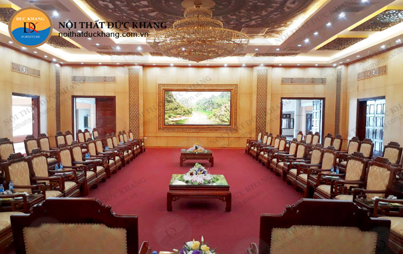 Thi công phòng khánh tiết hiện đại tại tỉnh Ninh Bình