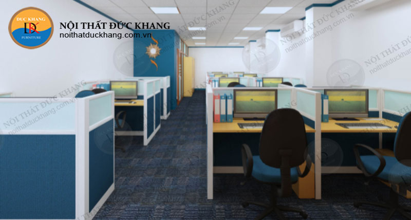 Thi công vách ngăn văn phòng công ty Thái Sơn