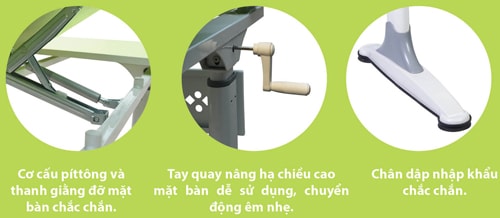 Bàn học sinh Hòa Phát BHS26 hiện đại