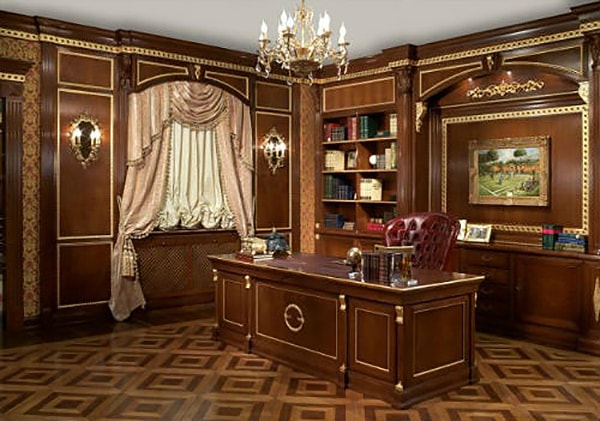 5 mẫu bàn làm việc sang trọng mang phong cách châu Âu