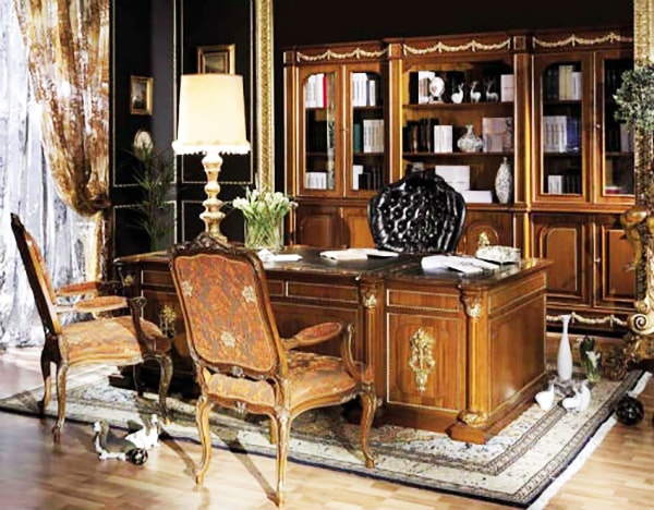 5 mẫu bàn làm việc sang trọng mang phong cách châu Âu