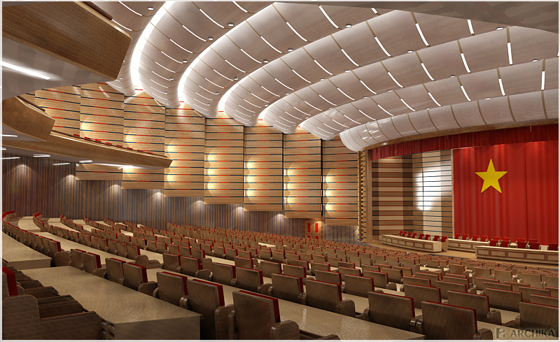 Nội thất hội trường nhập khẩu giúp không gian hội trường chuyên nghiệp hơn Nội thất hội trường nhập khẩu giúp không gian hội trường chuyên nghiệp hơn