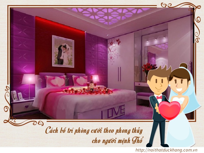 Màu sắc phòng cưới theo phong thủy tốt cho người mệnh Thổ Màu sắc phòng cưới theo phong thủy tốt cho người mệnh Thổ