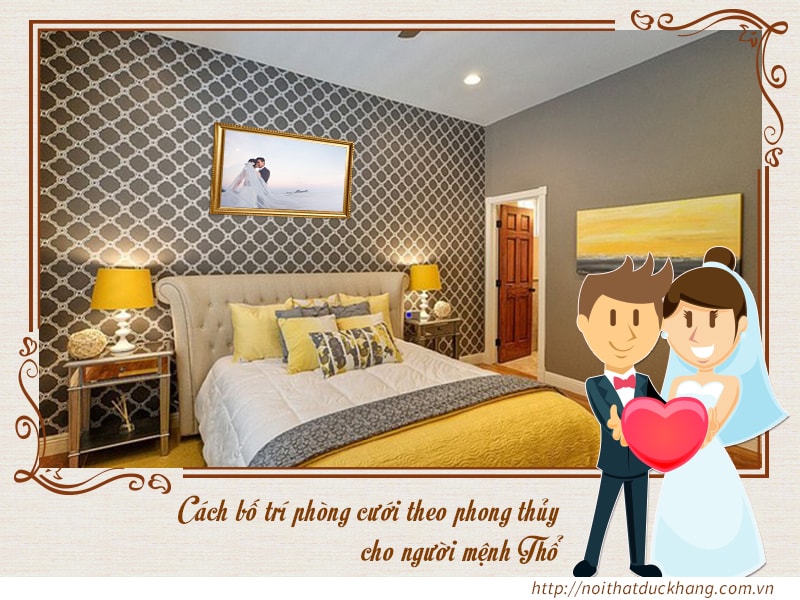 Màu sắc phòng cưới theo phong thủy tốt cho người mệnh Thổ Màu sắc phòng cưới theo phong thủy tốt cho người mệnh Thổ