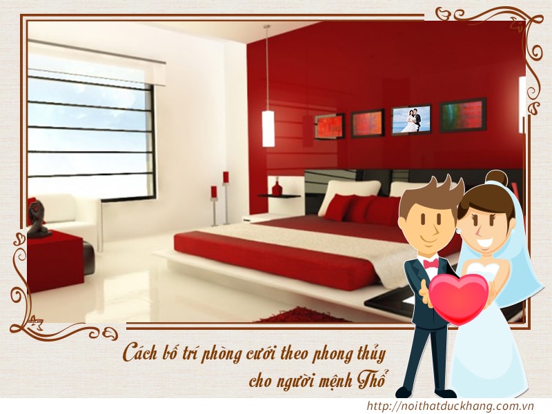 Màu sắc phòng cưới theo phong thủy tốt cho người mệnh Thổ Màu sắc phòng cưới theo phong thủy tốt cho người mệnh Thổ