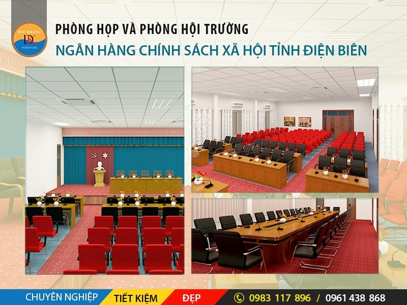 Dự án thiết kế hội trường công ty do Đức Khang thực hiện 1