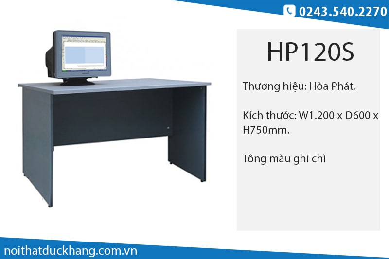 Bàn làm việc ghi chì Hòa Phát HP120S