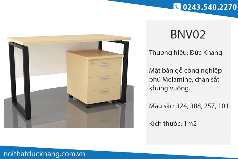 Bàn làm việc Đức Khang BNV02 Bàn làm việc Đức Khang BNV02
