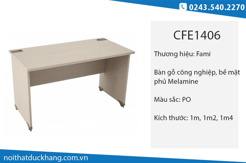 Bàn làm việc Fami CFE1406 Bàn làm việc Fami CFE1406