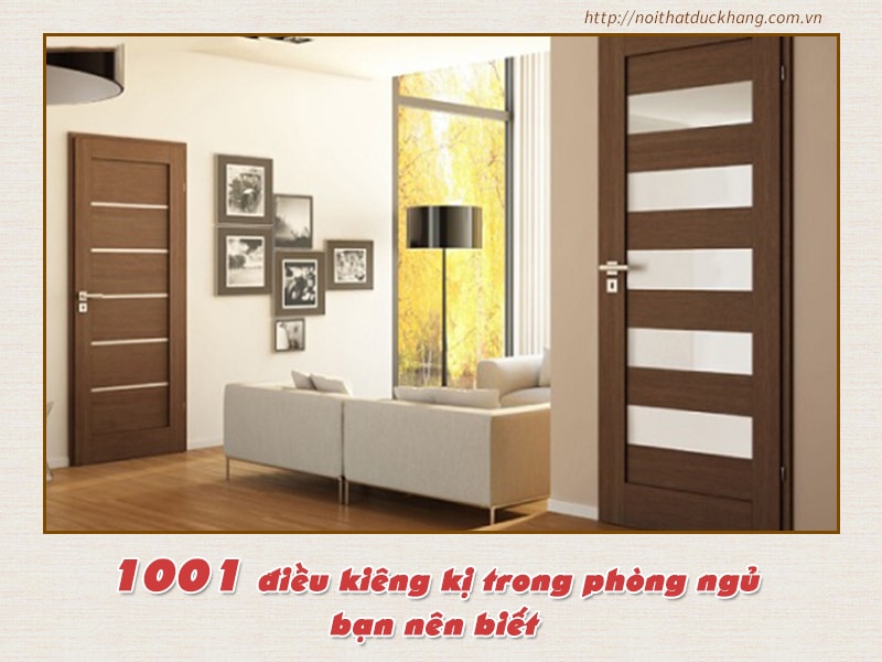 Những điều kiêng kỵ khi thiết kế cửa phòng ngủ