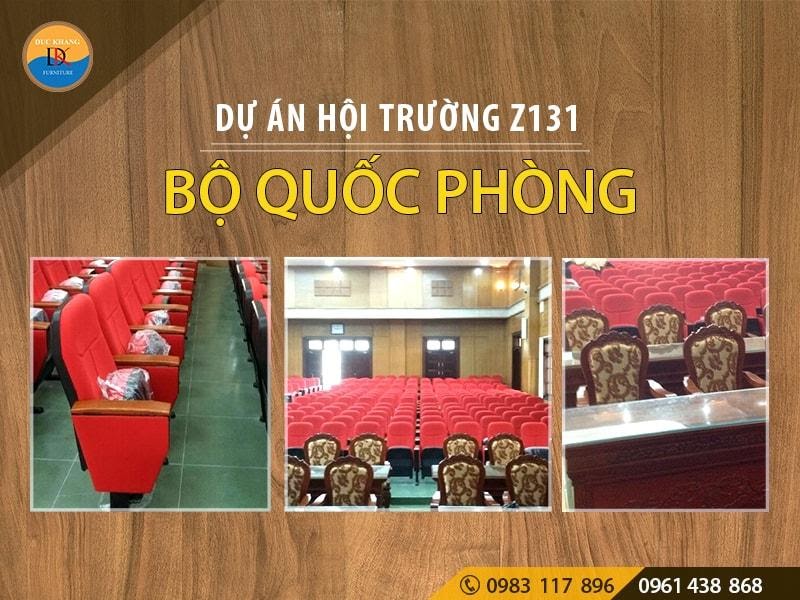 Thiết kế nội thất hội trường Z131 Thị xã Sông Công