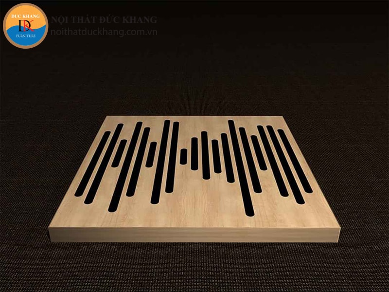 Ốp gỗ tiêu âm cắt khe mẫu 6