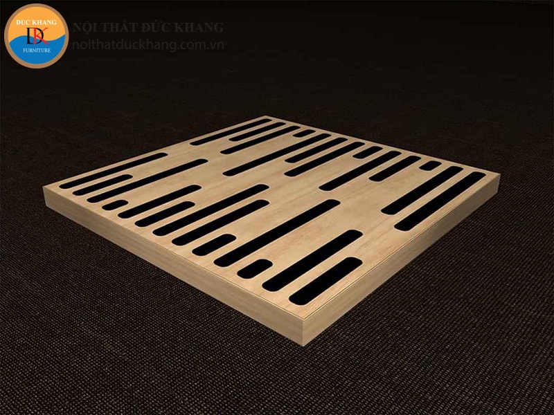 Ốp gỗ tiêu âm cắt khe mẫu 9