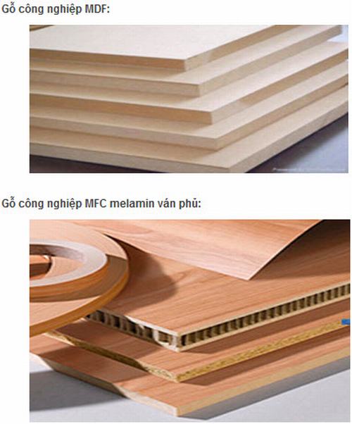 Cách phân biệt gỗ MDF và MFC