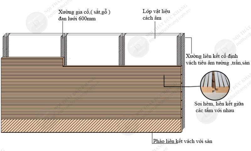 Hệ khung xương tiêu âm trần