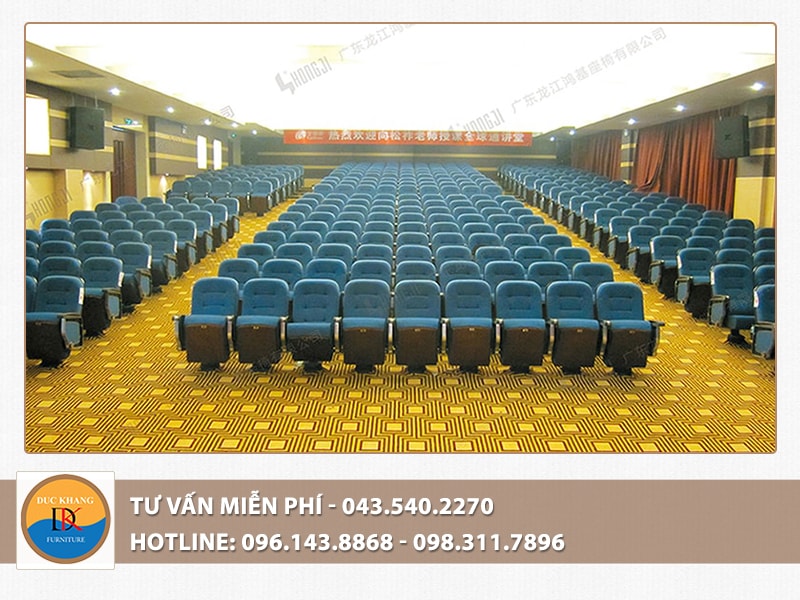 Chọn màu ghế hội trường tương phản với màu nội thất Chọn màu ghế hội trường tương phản với màu nội thất