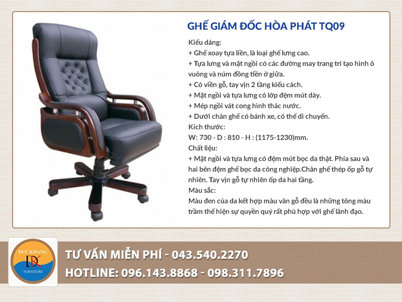 Ghế có chức năng riêng và cho từng đối tượng sử dụng cũng là thế mạnh của Hòa Phát