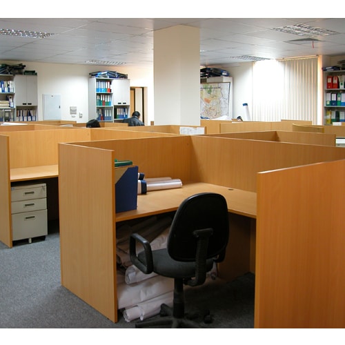 Vách ngăn khung nhôm gỗ VN01