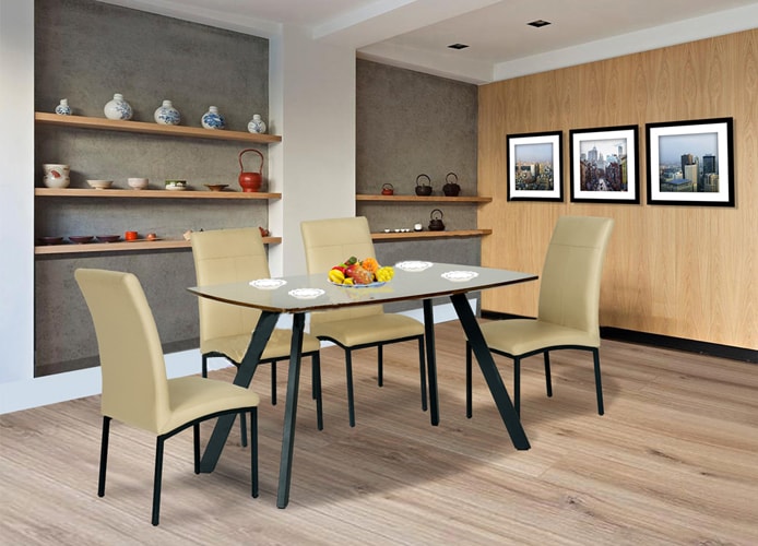 Bộ bàn ghế ăn Hòa Phát gồm 1 bàn B50 + 4 ghế G50 cao cấp Bộ bàn ghế ăn Hòa Phát gồm 1 bàn B50 + 4 ghế G50 cao cấp