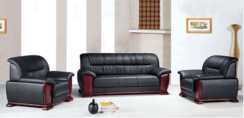 Bộ sofa bọc da cao cấp Hòa Phát SF01