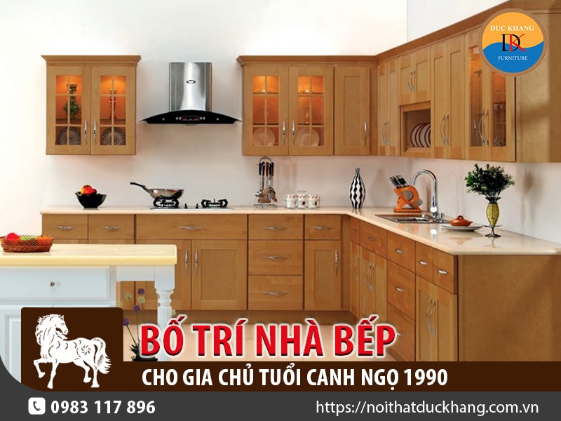 Bố trí nhà bếp cho gia chủ tuổi Canh Ngọ 1990