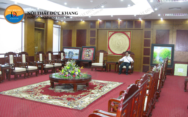 Thiết kế nội thất phòng khánh tiết UBND quận Long Biên