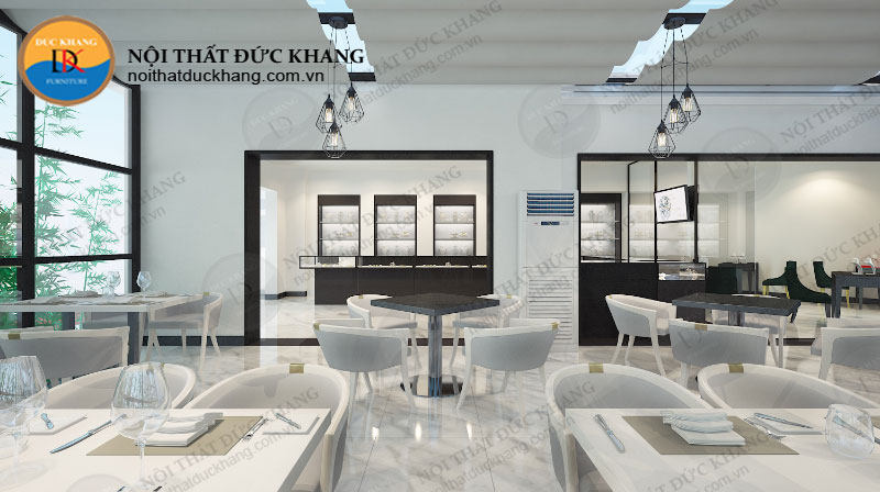 Thiết kế nội thất showroom công ty kim cương GIA