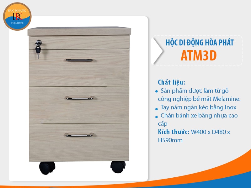 Hộc di động Hòa Phát ATM3D