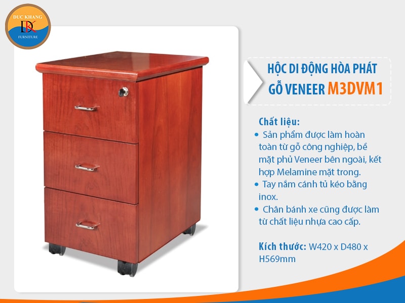 Hộc di động Hòa Phát M3DVM1