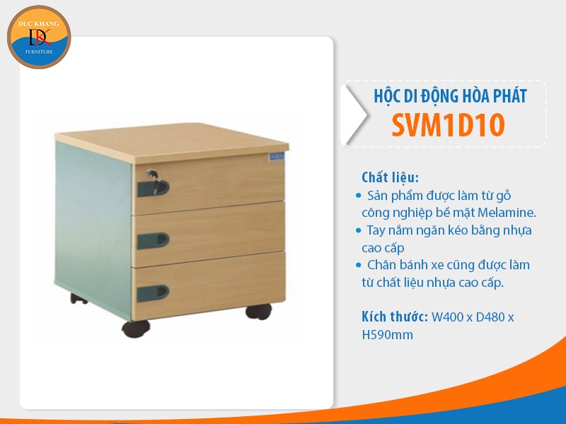 Hộc di động Hòa Phát SVM1D1O