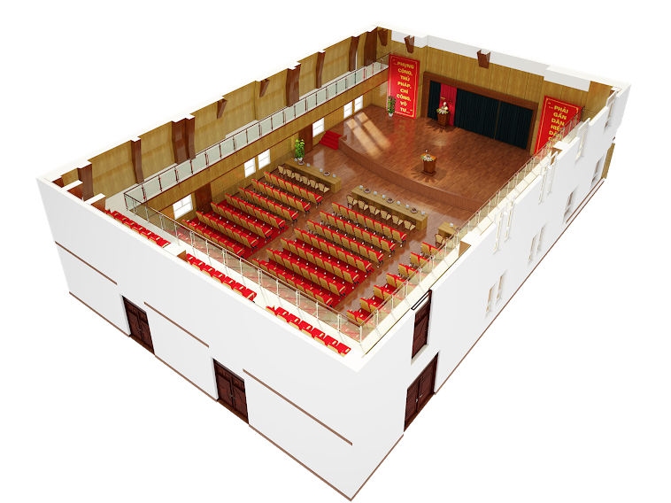 Thiết kế hội trường HV Tòa án sang trọng, hiện đại Thiết kế hội trường HV Tòa án sang trọng, hiện đại