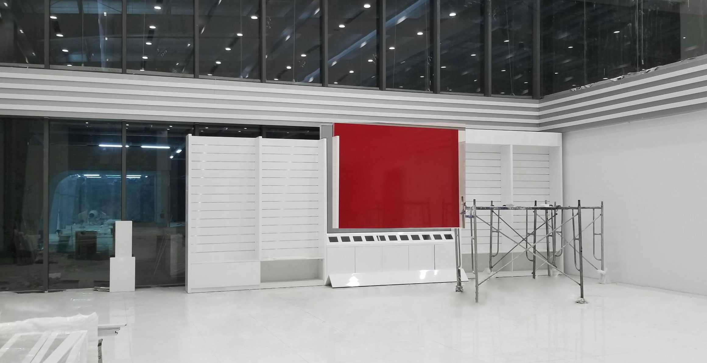 Thi công showroom ô tô Vinfast tại Thạch Thất, Hà Nội