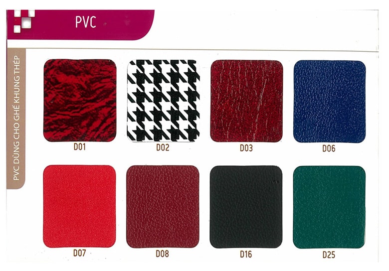 Bảng mã màu PVC