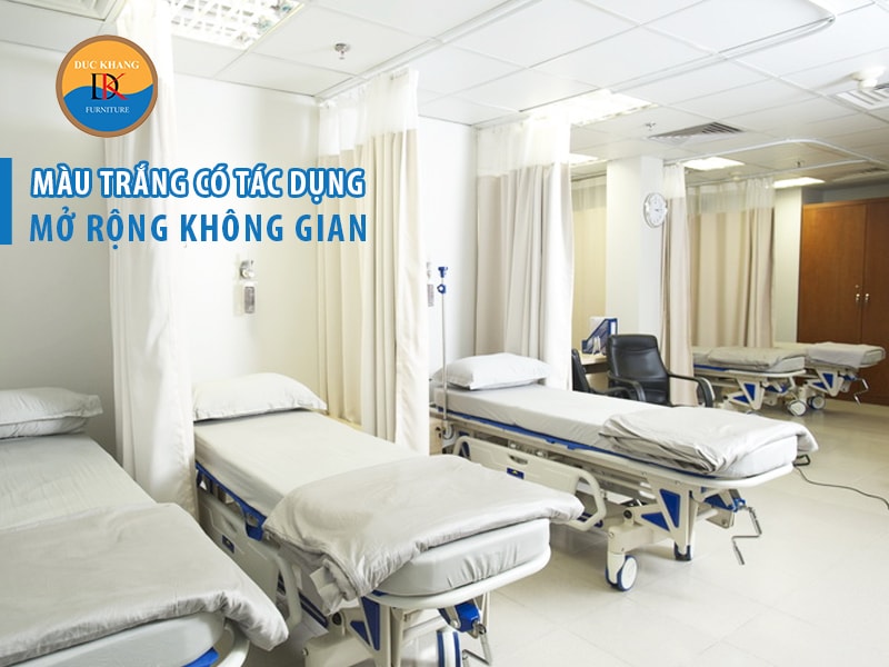 Màu trắng có tác dụng đặc biệt trong việc “nới rộng” không gian.