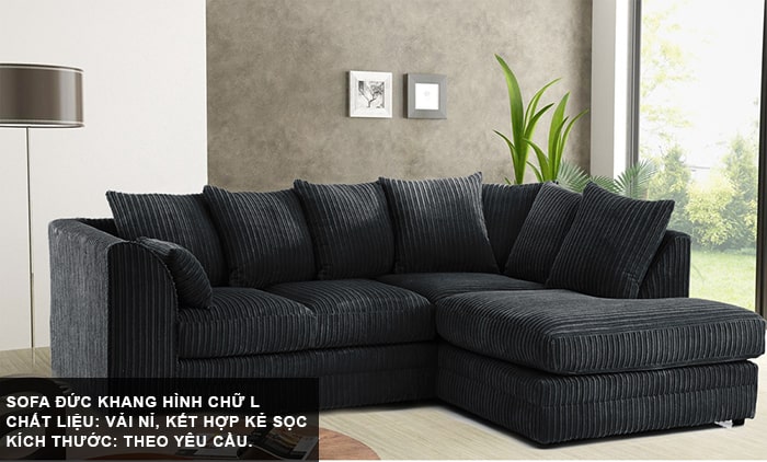 Những mẫu sofa màu đen hợp phong thủy cho tuổi Nhâm Tuất 1982