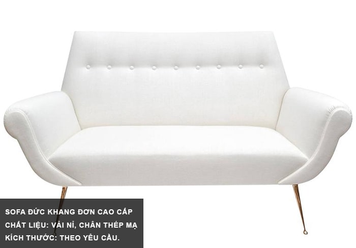 Sofa trắng đơn giản, gọn nhẹ hợp tuổi Nhâm Tuất 1982