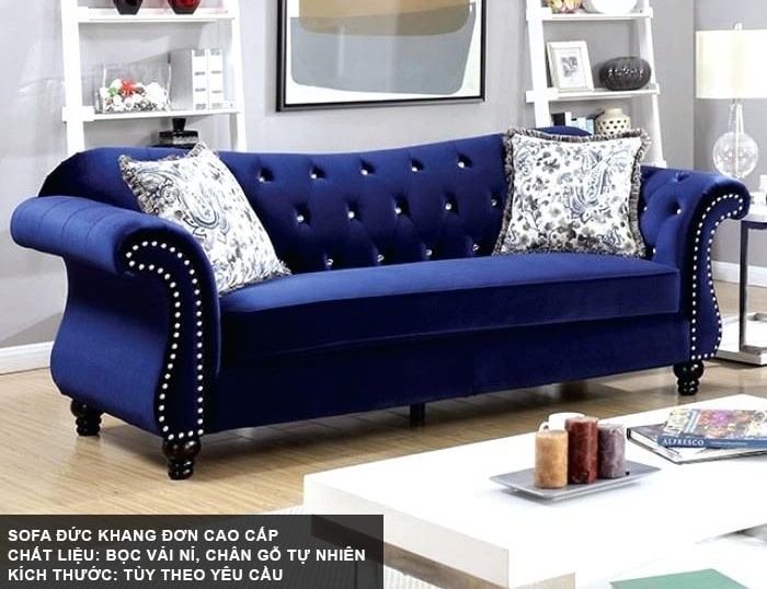 Mẫu sofa màu xanh nước biển hợp phong thủy tuổi Nhâm Tuất 1982