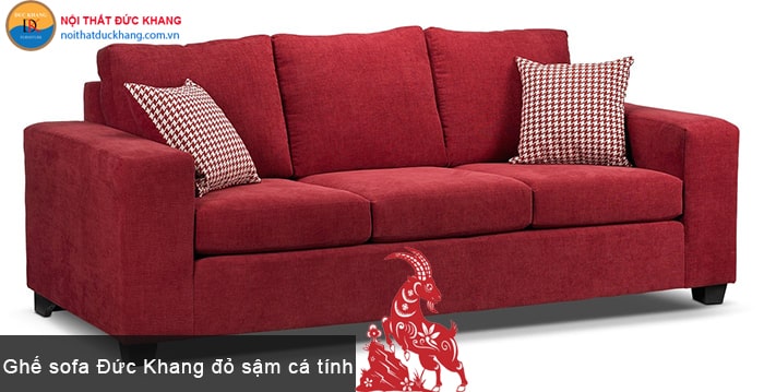 Ghế sofa đỏ sậm cá tính hợp tuổi Tân Mùi 1991 Ghế sofa đỏ sậm cá tính hợp tuổi Tân Mùi 1991