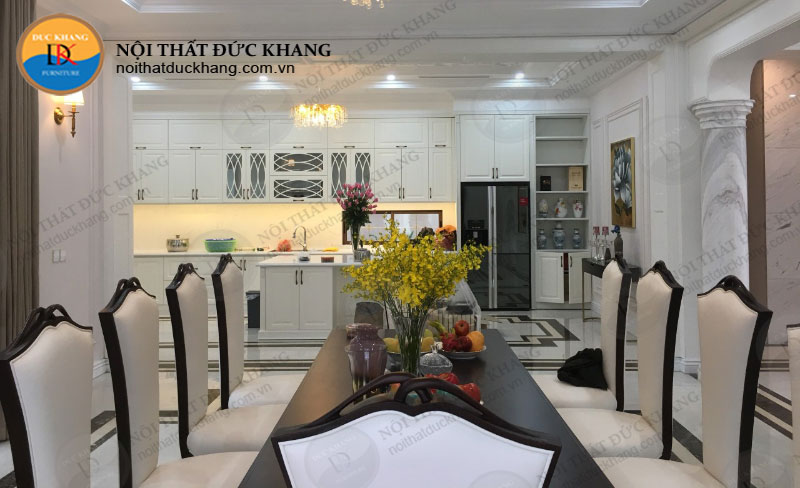 Thi công biệt thự nhà chú Vinh tại khu biệt thự Quốc Oai