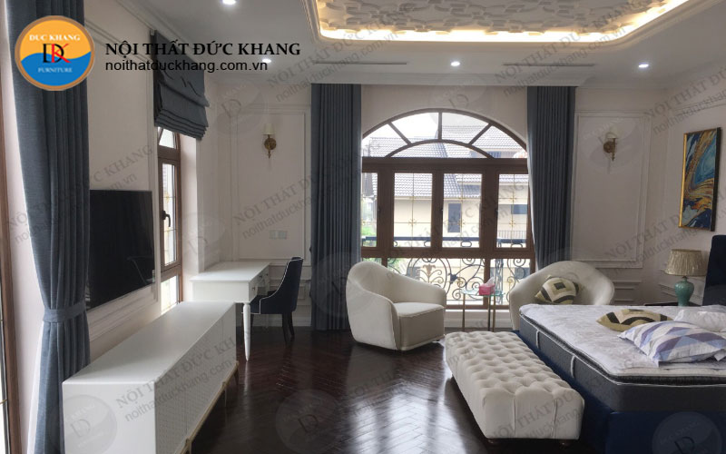 Thi công biệt thự nhà chú Vinh tại khu biệt thự Quốc Oai