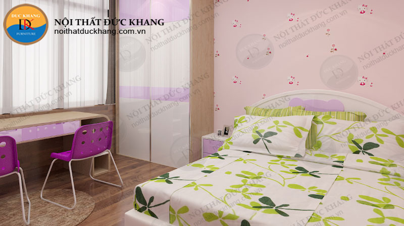 Thiết kế nội thất chung cư 3 phòng ngủ cho gia đình Anh Hà nằm trong khu Diamond Plaza, Hà Nội
